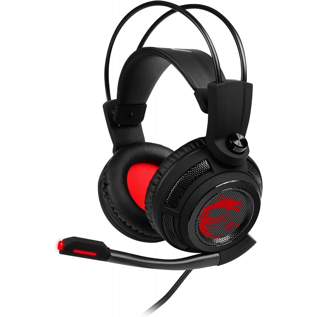 MSI DS502, Enhanced Virtual 7.1 Surround Sound, Ergonimic Design, Gaming Headset MSI DS502, Enhanced Virtual 7.1 Surround Sound, Ergonimic Design, Gaming Headset